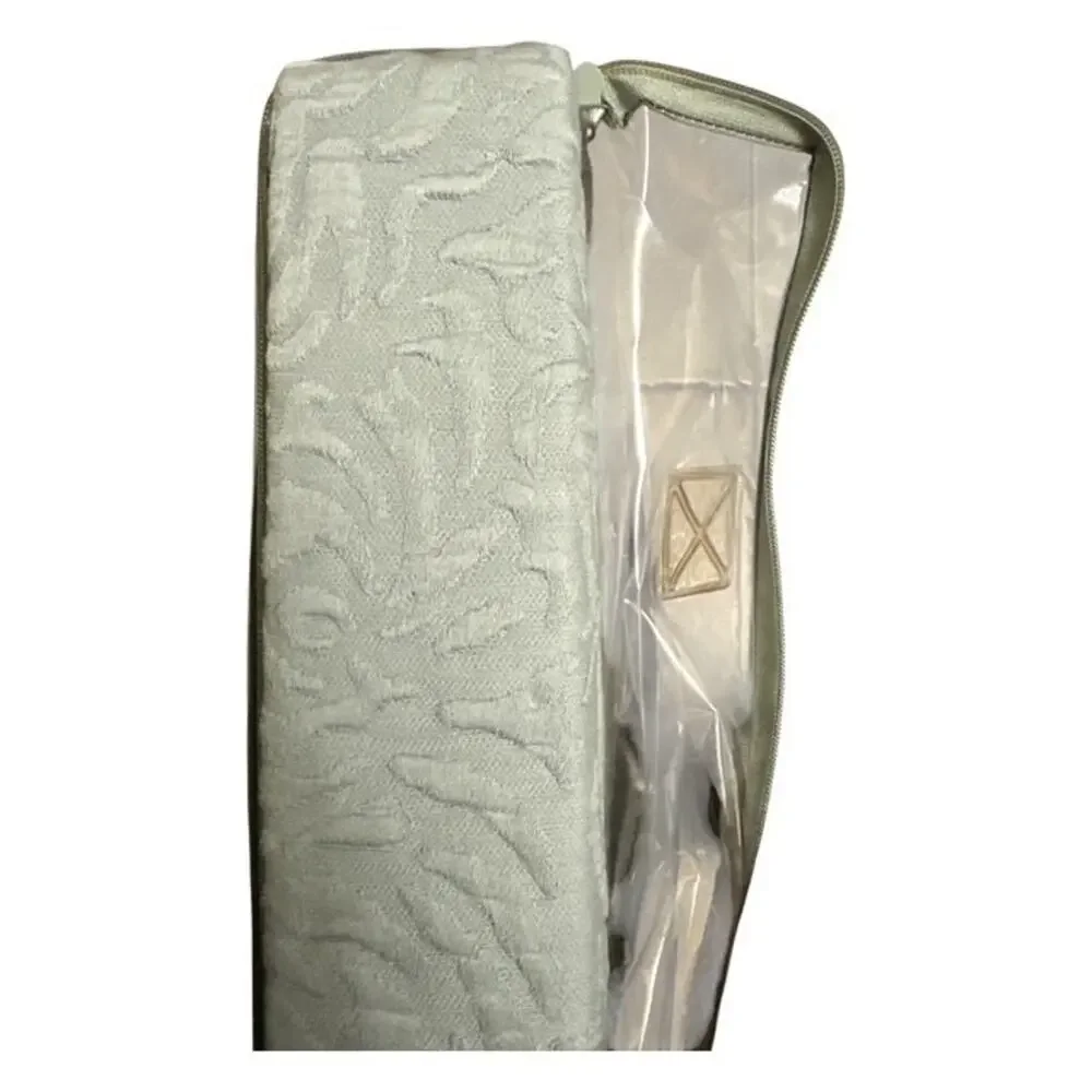 Liz Claiborne Coverlet Felicity Queen / Full Bed Textured Cotton Weathered Gray